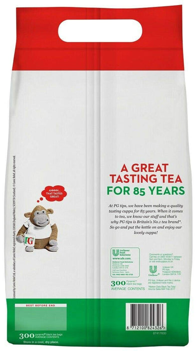 PG Tips czarna herbata, 1 opakowanie (1 x 870 g) 300 torebek