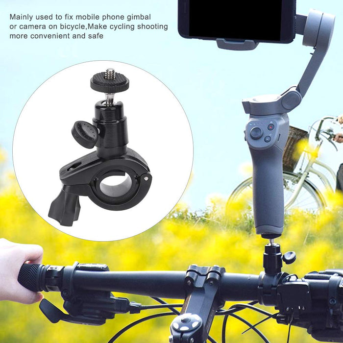 Uchwyt na rower, metalowy uchwyt rowerowy na telefon komórkowy akcesoria do gimbala ręcznego do DJI OM 4 / OSMO Mobile 3 / OSMO Mobile 2