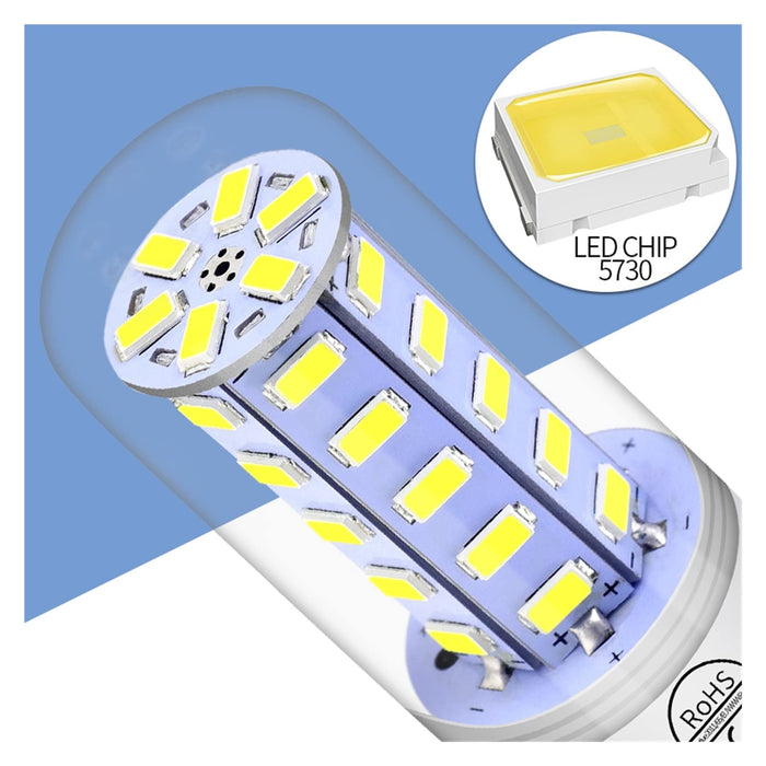 PINGPANG 1. 2 Sztuk E27 LED. Żarówki 22. 0V E14. Żarówka Kukurydziana LED GU10. Lampa 573. 0smd 3W 5W 7W 9W 12W 15W Bombillas Świeca Świeca Energia Oszczędzająca Światło