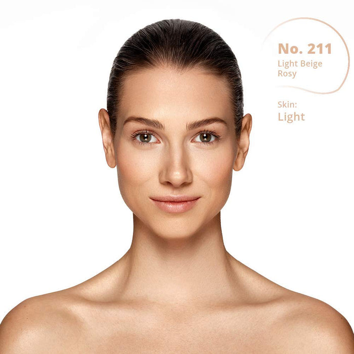 Dermacol kryjący podkład do makijażu twarzy i szyi – wodoodporny podkład z filtrem SPF 30 zapewnia nieskazitelną cerę – 211, 30 g