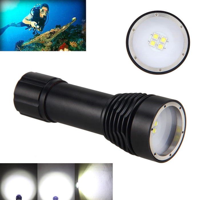 Latarka, światło do nurkowania ze stopu aluminium twarde utlenianie LED koralik do wędkowania na polowanie