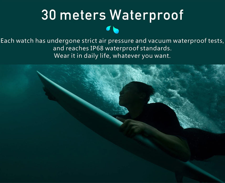 Wodoszczelny tracker fitness, kompatybilny z systemem Android i iOS, GPS Smartwatch, wykrywanie zawartości tlenu we krwi, ROSA Q21