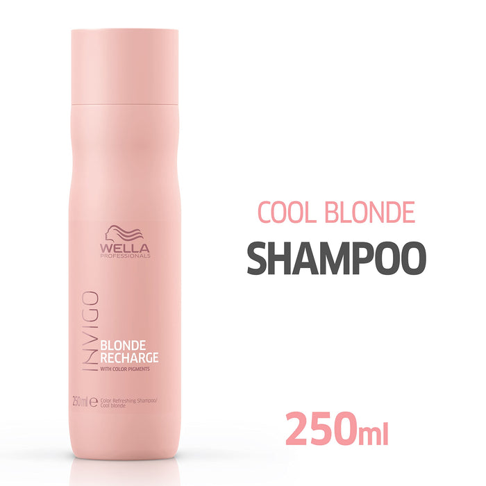 Wella Professionals Invigo Recharge Color Refreshing Shampoo Cool Blonde, 250 ml