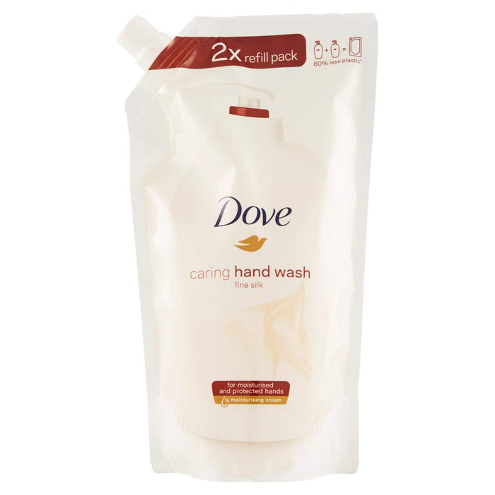 Dove Pielęgnujący balsam do mycia rąk damski, 2 szt. w opakowaniu Fine Silk (2 x 500 ml)