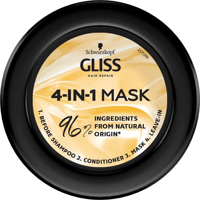Schwarzkopf Gliss Protein+ Treat 4-in-1 Nutrition Mask maska do włosów Protein + Shea Butter odżywcza 400ml