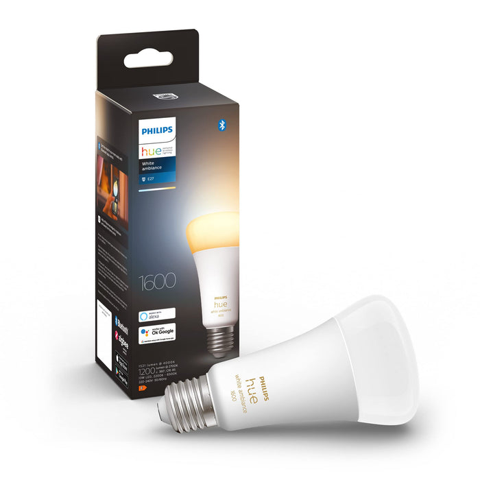Philips Hue White ambiance Żarówka E27 1600 lm 13W (100W), wiele odcieni bieli, możliwość przyciemniania, inteligentne oświetlenie