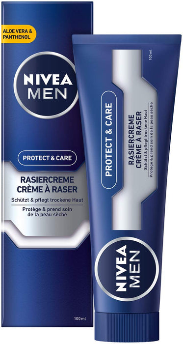 Krem do golenia NIVEA MEN Protect & Care kremową pianką, 100 ml