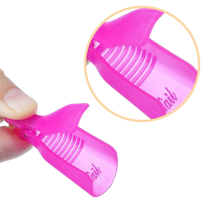 IME Zestaw klipsów do usuwania lakieru do paznokci, Nails Art Gel Cap namaczanie klips UV do manicure poidło drogi klipsy do paznokci żel do polerowania zmywacz do wrap tool, 10 szt