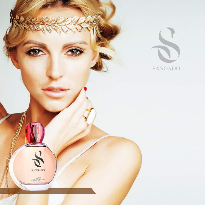 SANGADO Electra Perfume for Women, 8-10 hours long-Lasting, Luxury smelling, Oriental Floral, Fine French Essences, Extra-Concentrated (Parfum), Sensual, Refined, Ideal Gift for Women, 60 ml Spray