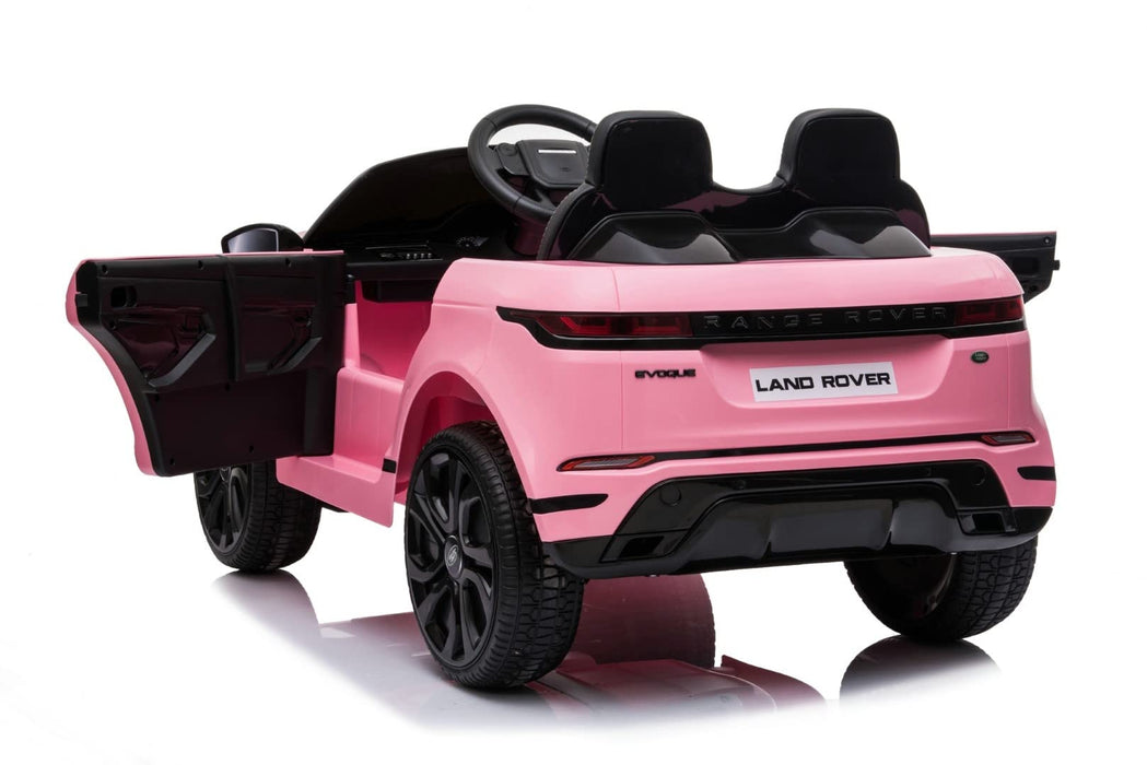 FINOOS Elektryczny samochód dla dzieci Range Rover Evoque 12V samochód elektryczny dla dzieci (Różowy)
