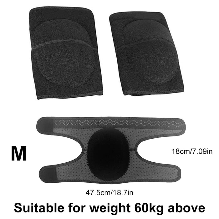 Sportowe ochraniacze na kolana taniec dorośli regulowane, miękka gąbka wyściełana joga ochraniacze na kolana antypoślizgowe ochraniacze na kolana dla kobiet i mężczyzn - 1 para