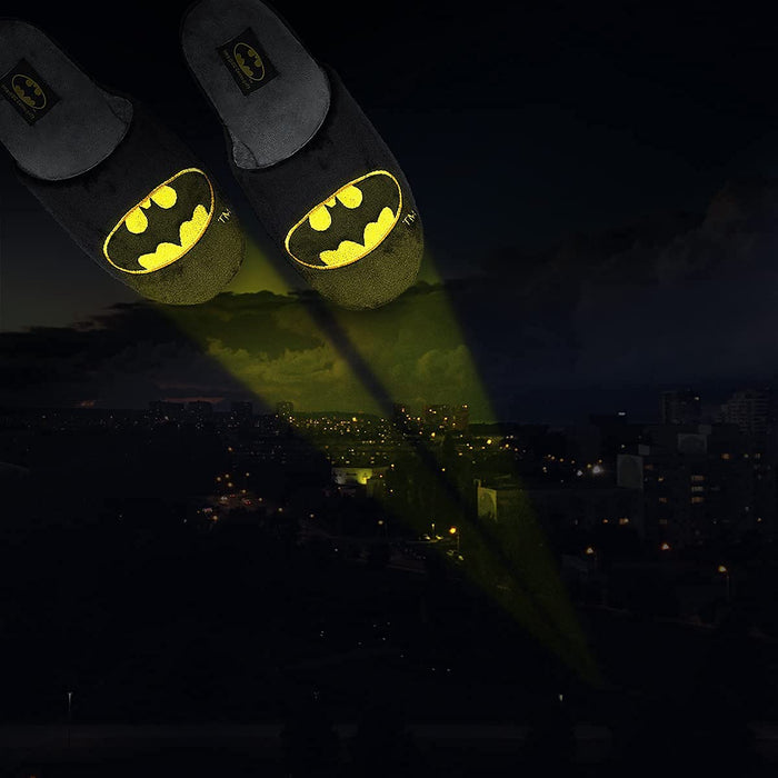 soxo Kapcie Męskie Domowe Batman Czarne Wygodne Klapki 3 Rozmiary