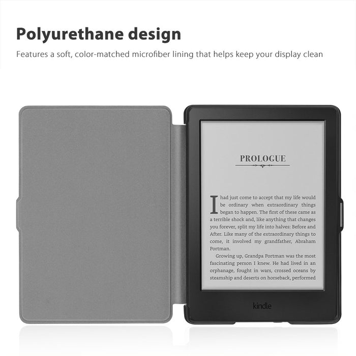 Etui TNP do Kindle 8. generacji - smukłe i lekkie etui z funkcją automatycznego uśpienia i budzenia do czytnika e-booków Amazon Kindle 6", wydanie 8. generacji 2016 (czarne)