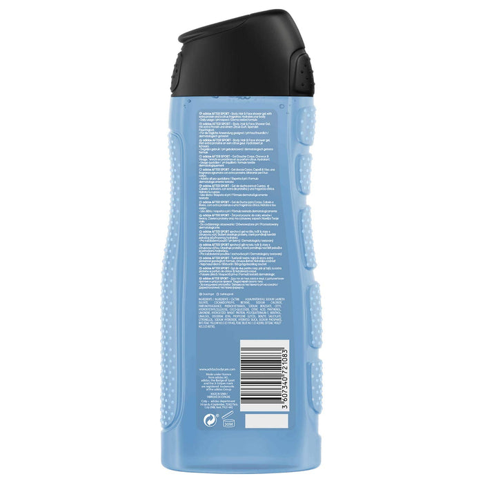 adidas After Sport żel pod prysznic 3 w 1 dla mężczyzn 400ml