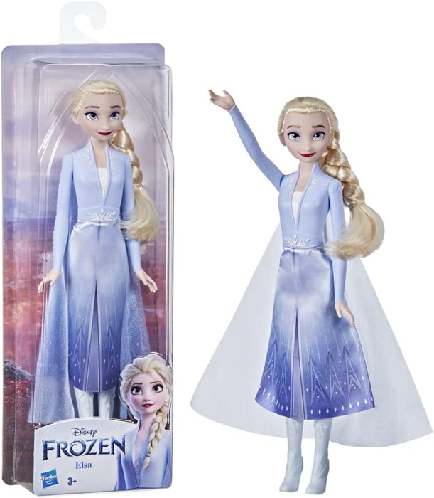 Lalka Elsa z serii Blask Krainy lodu, lalka z Krainy lodu II Disneya, spódniczka, buty i długie blond włosy, zabawka dla dzieci w wieku od 3 lat