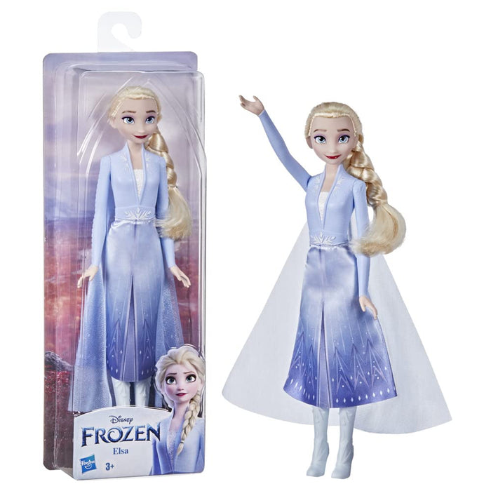 Lalka Elsa z serii Blask Krainy lodu, lalka z Krainy lodu II Disneya, spódniczka, buty i długie blond włosy, zabawka dla dzieci w wieku od 3 lat