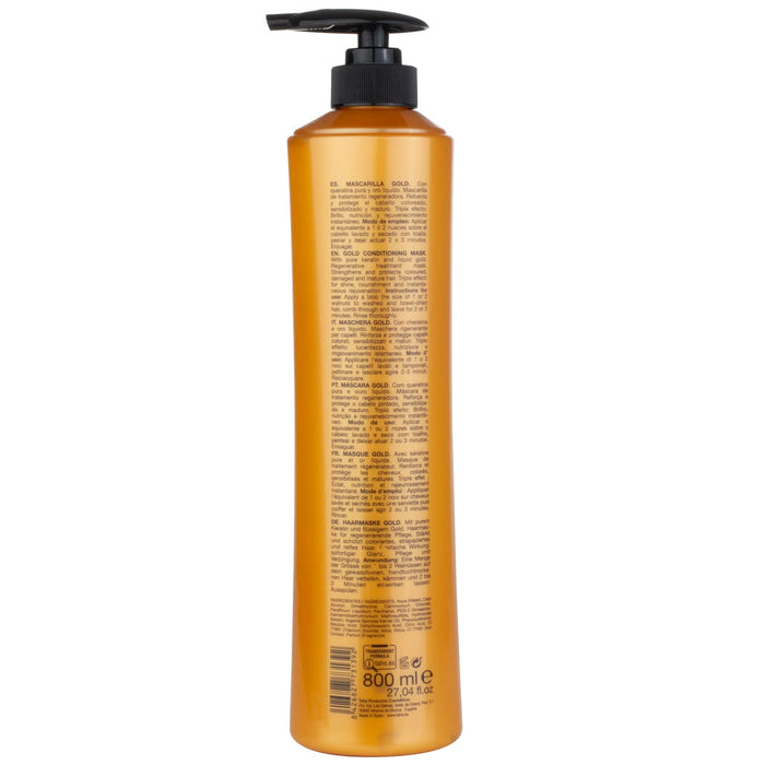 Tahe Gold keratynowa maska do włosów, 800 ml