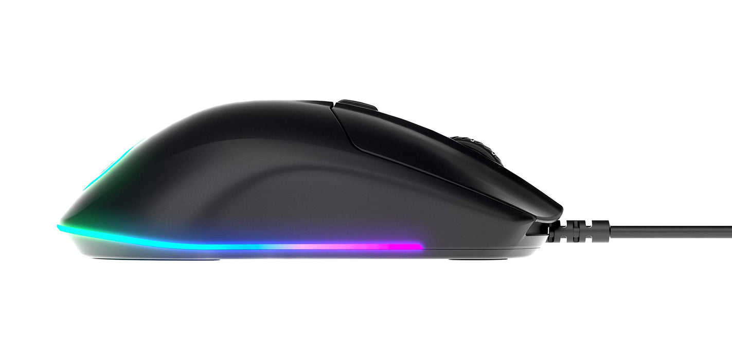 SteelSeries Rival 3 - Sensor Optyczny TrueMove Core 8 500 CPI - 6 Programowalnych Przycisków - Przyciski Split Trigger