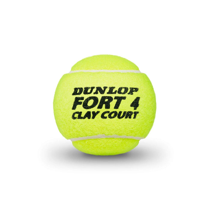 Piłka tenisowa Dunlop Fort Clay Court – profesjonalna na placu piaskowym (puszka 1 x 4 szt.)