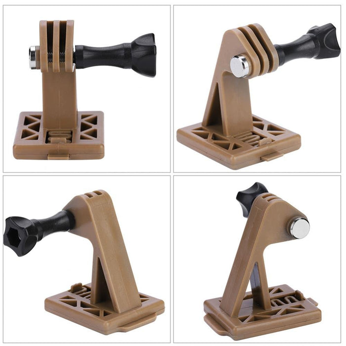 Tbest Taktyczne akcesoria do szybkiego kasku Airsoft, uchwyt przedni do kasku, adapter do kamery Go Pro Action