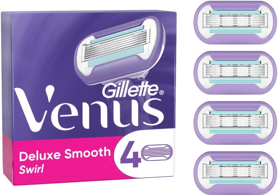 Gillette Venus ‎7702018584383 Ostrza dla Kobiet, 4 Sztuki, Biały/Liliowy