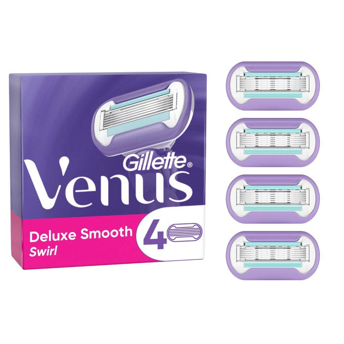 Gillette Venus ‎7702018584383 Ostrza dla Kobiet, 4 Sztuki, Biały/Liliowy