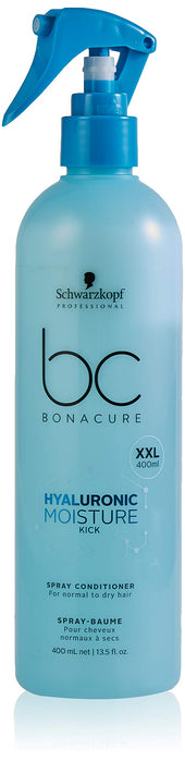 Bonacure Hyaluronic Moisture Kick Spray Odżywa do Włosów XXL 400 ml