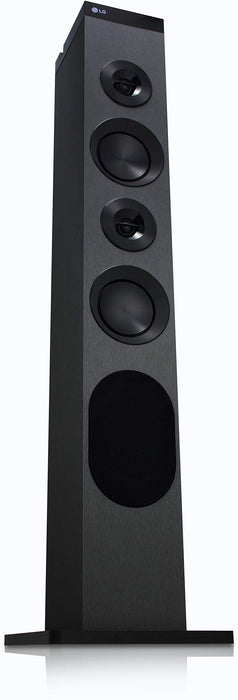 LG RL3 głośnik stojący o mocy 130 W (odtwarzanie dźwięku Hi-Res, radio FM, Bluetooth, USB, LG TV Sound Sync), czarny