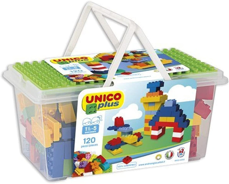 Unico 8502-0000 Zestaw Klocków, Wielokolorowy, 120 Części