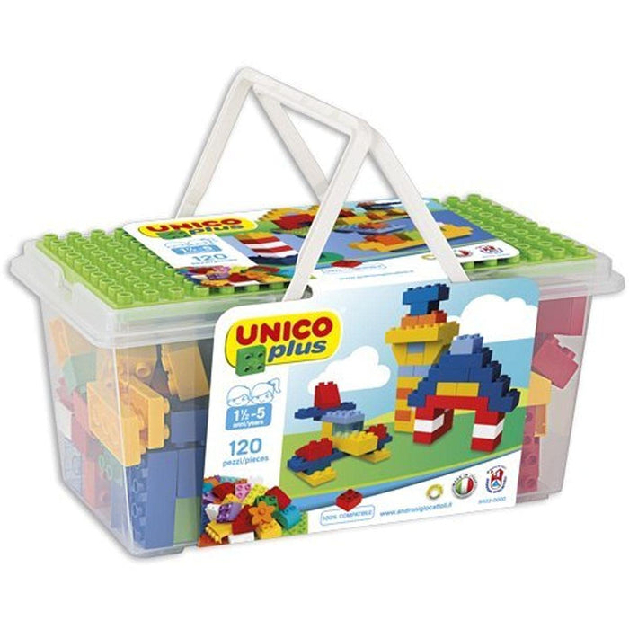 Unico 8502-0000 Zestaw Klocków, Wielokolorowy, 120 Części