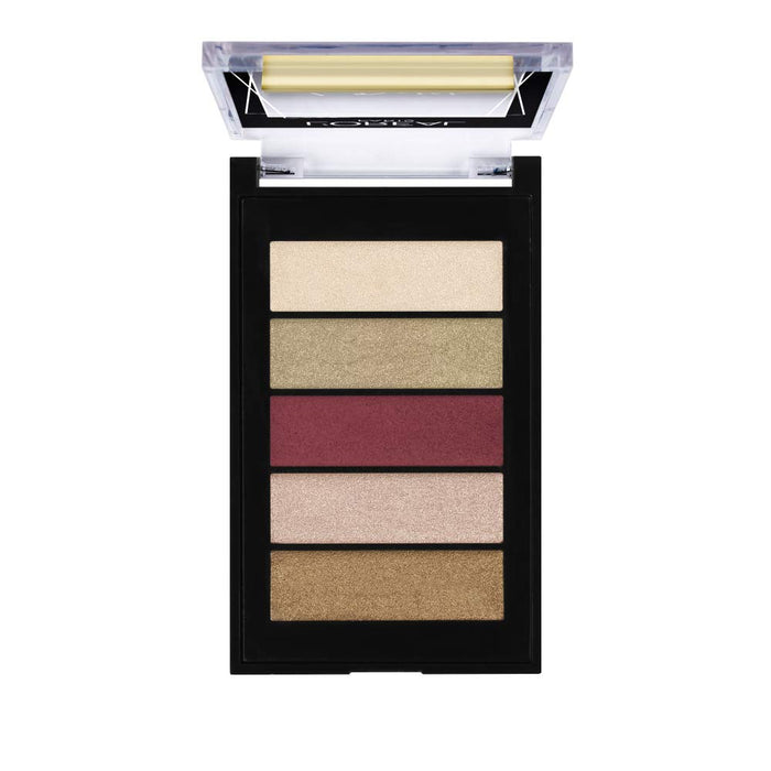 L'Oréal Paris La Petite Palette Paleta 5 cieni do oczu odświeża spojrzenie dzięki harmonijnym kolorom, 02 Nudist, 5 x 0,80 g