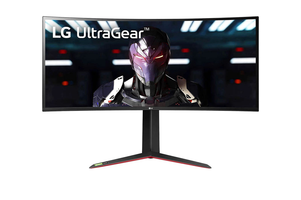 LG 34GN850-B 86,7 cm (34 cale), zakrzywiony Ultragear IPS, monitor gamingowy (144 Hz, 1 ms GtG, G-Sync, Free-Sync, HDR, HDMI, DisplayPort, USB, wyjście słuchawkowe), czarny