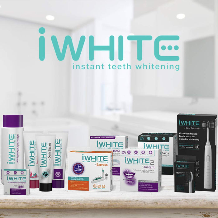 iWhite Instant wybielająca pasta do zębów, 75 ml - aktywne wybielanie zębów i usuwanie przebarwień - głęboka kuracja wybielająca dla naturalnie białego uśmiechu - codzienna ochrona szkliwa