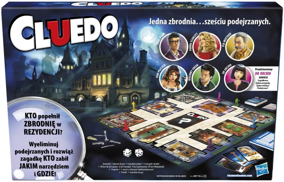 Cluedo gra planszowa