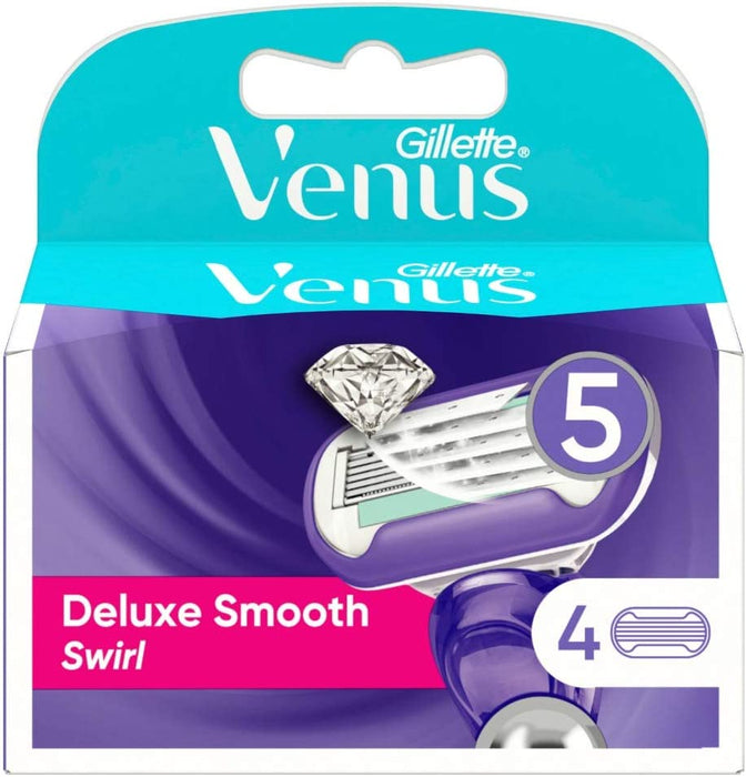 Gillette Venus ‎7702018584383 Ostrza dla Kobiet, 4 Sztuki, Biały/Liliowy