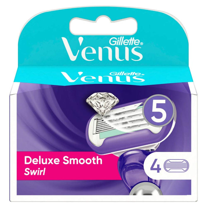 Gillette Venus ‎7702018584383 Ostrza dla Kobiet, 4 Sztuki, Biały/Liliowy