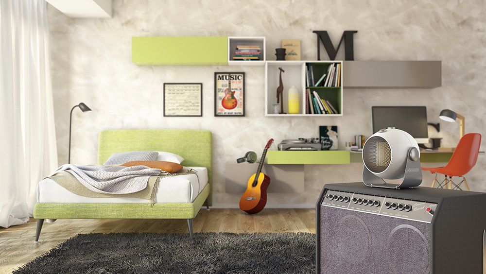 Olimpia Splendid Caldodesign 1800 W 220-240 V Ceramika Wentylator Podgrzewacz, Biały
