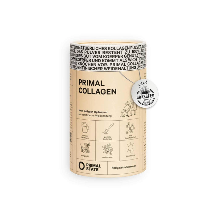 Primal Collagen Proszek kolagenowy, peptydy hydrolizatu kolagenu typu I, II i III, z uprawy wierzby, 460 g