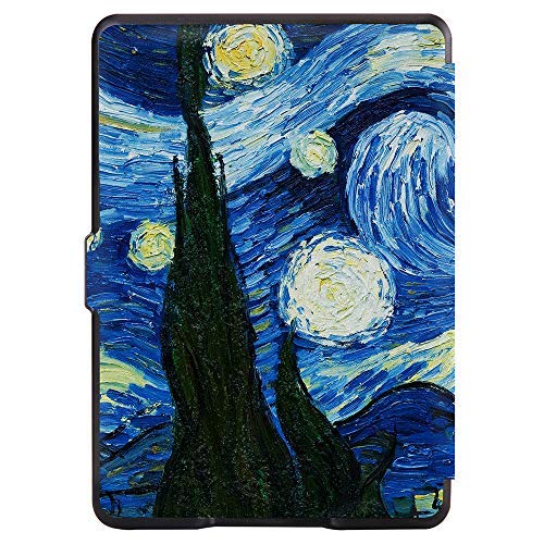 Huasiru Painting Case for Kindle Paperwhite, Starry Sky - fits All Paperwhite Generations Prior to 2018 (Will not fit All-New Paperwhite 10th Generation)