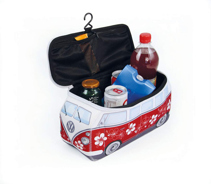 VW Collection by BRISA * VW Bulli T1 uniwersalne etui z neoprenu 3D (Flower-Red)