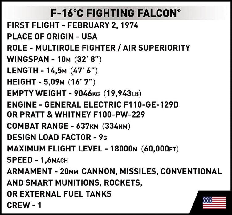 COBI 5814, F-16 C Fighting Falcon