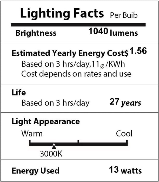 BRTLX 13 W B22 żarówki LED bagnetowe ciepłe białe 3000 K A60 200 stopni kąt świecenia 1040 lumenów matowe bez ściemniania 4-pak