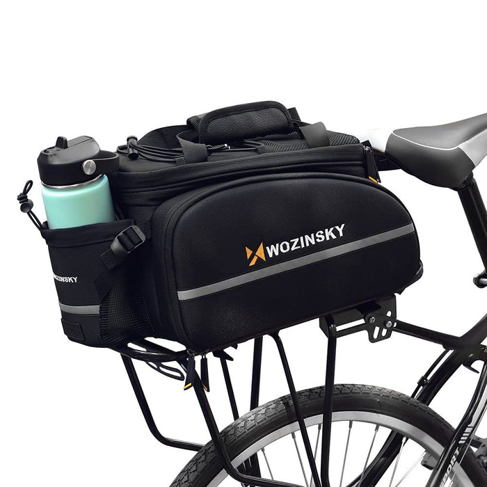 WOZINSKY Torba na bagażnik rowerowy, torba na bagażnik rowerowy, wodoszczelna torba podróżna, torba na rower, rower górski, rower wyścigowy, torba 35 l