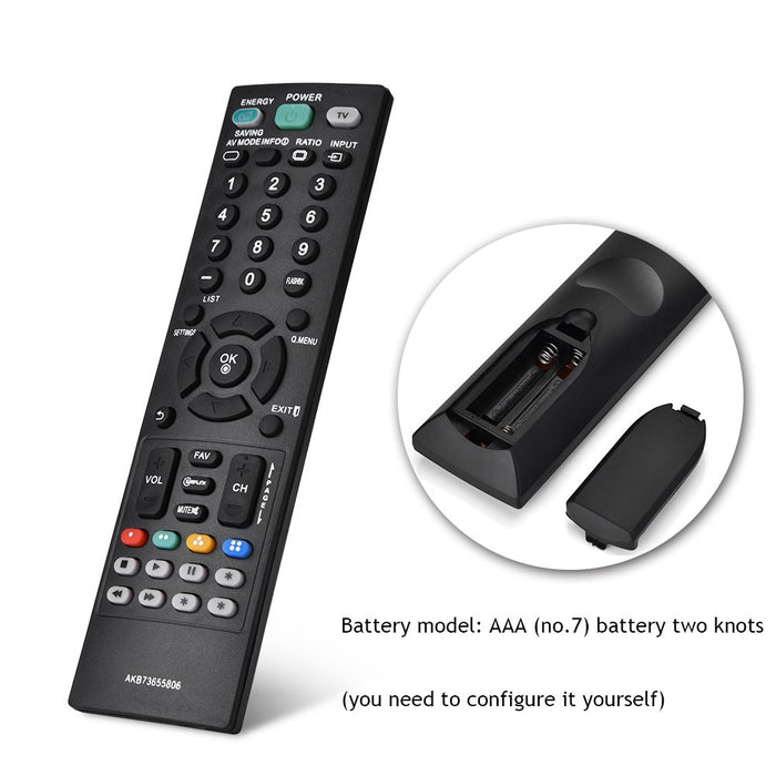 Goshyda Pilot zdalnego sterowania AKB73655806 uniwersalny inteligentny LED telewizor kontroler LCD zamiennik AKB73655806 do LG