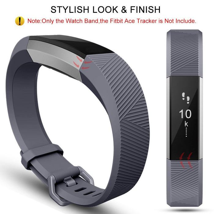 Onedream Bransoletka kompatybilna z Fitbit Alta HR Ace Band silikonowa bransoletka zastępcza dla kobiet i mężczyzn