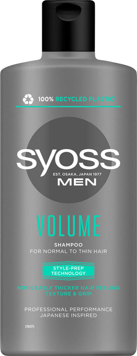 Syoss MEN Volume szampon do włosów normalnych i cienkich nadający objętość 440ml