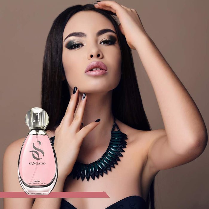 SANGADO Vanilla and Chestnut Perfume for Women, 8-10 hours long-Lasting, Luxury smelling, Oriental Vanilla, Fine French Essences, Extra-Concentrated (Parfum), Ideal Gift for Women, 50 ml Spray