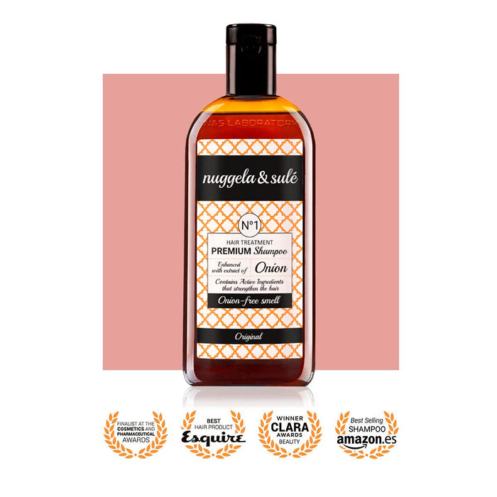 Nuggela & Sulé, Premium Champú Extracto De Cebolla 250 Ml , Szampon, Wielobarwny, U, Unisex-Adult.