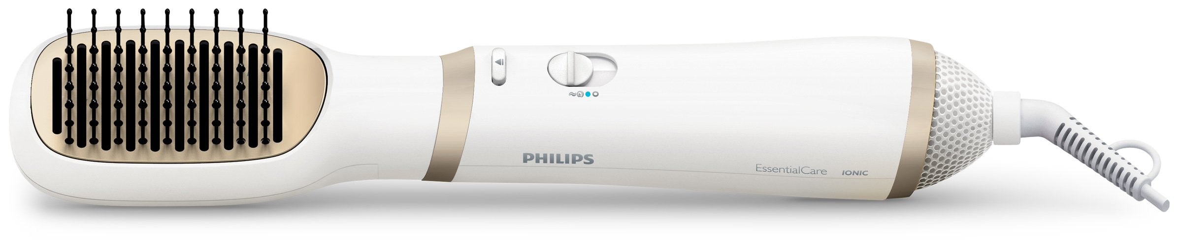 Suszarko-lokówka Philips Essential - Jednoczesne suszenie i stylizowanie - Łatwa stylizacja z pielęgnacją jonową - 4 nasadki - Ustawienie ThermoProtect zapewnia ochronę przed przegrzaniem - HP8663/00