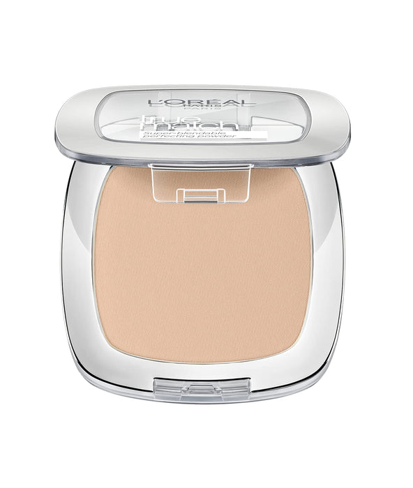 L'Oréal Paris True Match puder prasowany, optyczne wygładzenie i wyrównanie, C1 Rose Ivory, 9 g